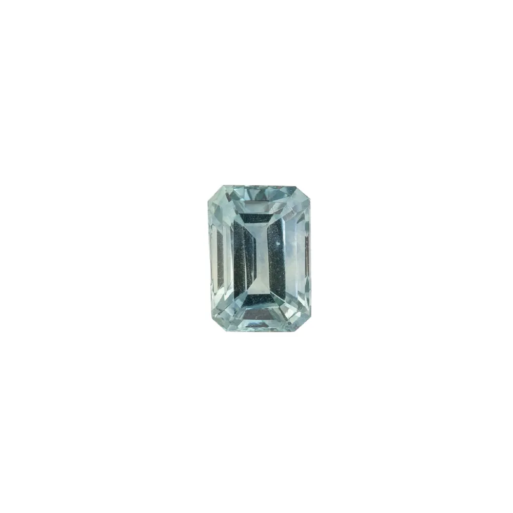 1.38ct Emerald Cut Light Blue Montana Sapphire SF335