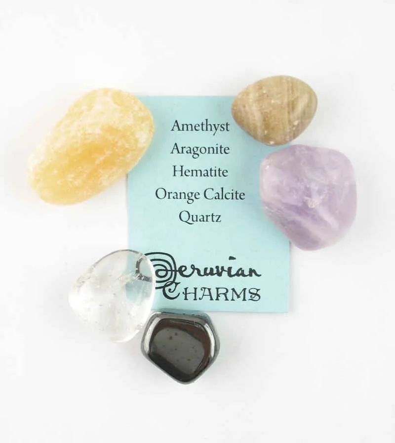 5 Piece Healing Gemstones Kit