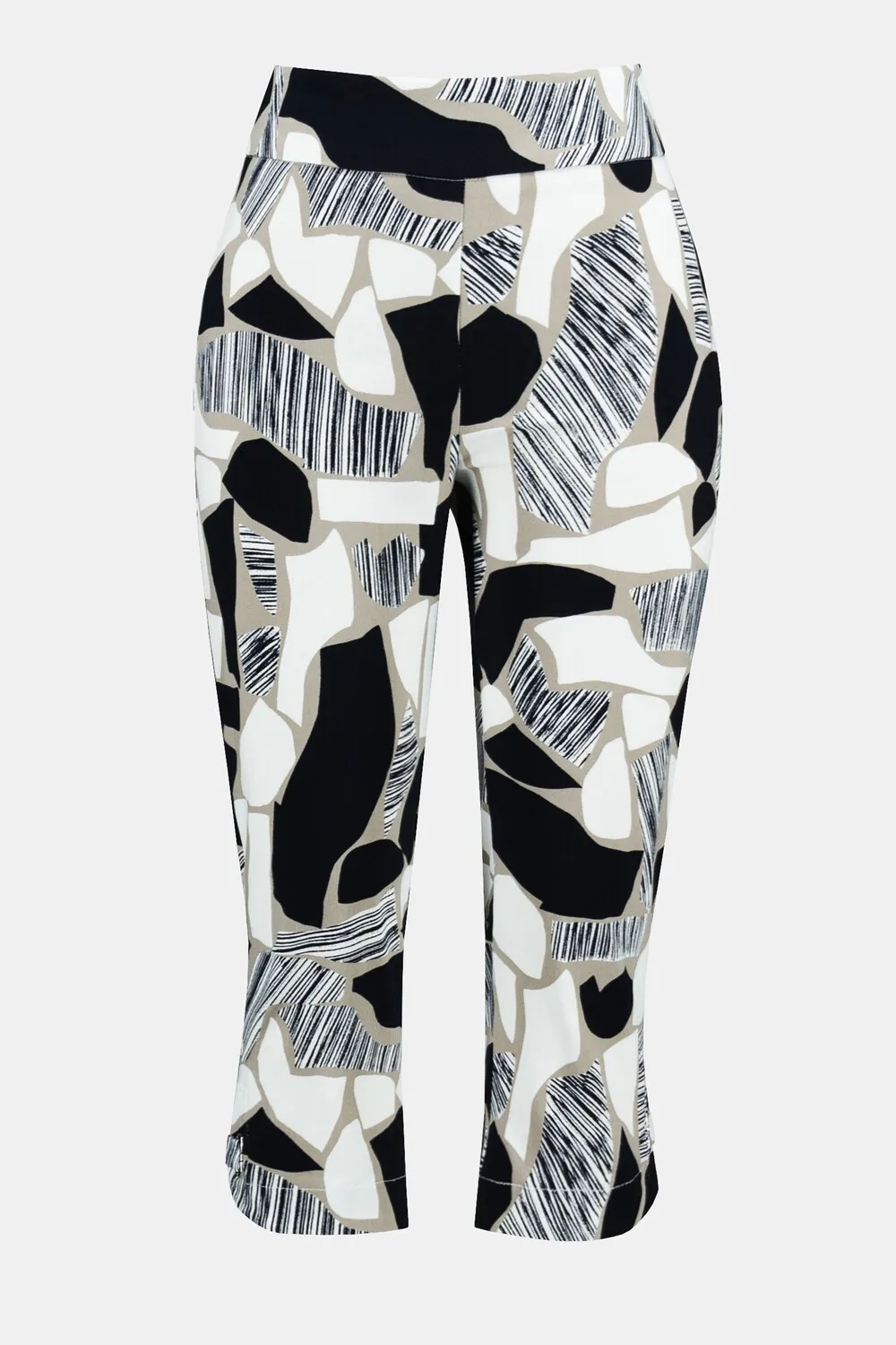 Abstract Print Capris Style 242224