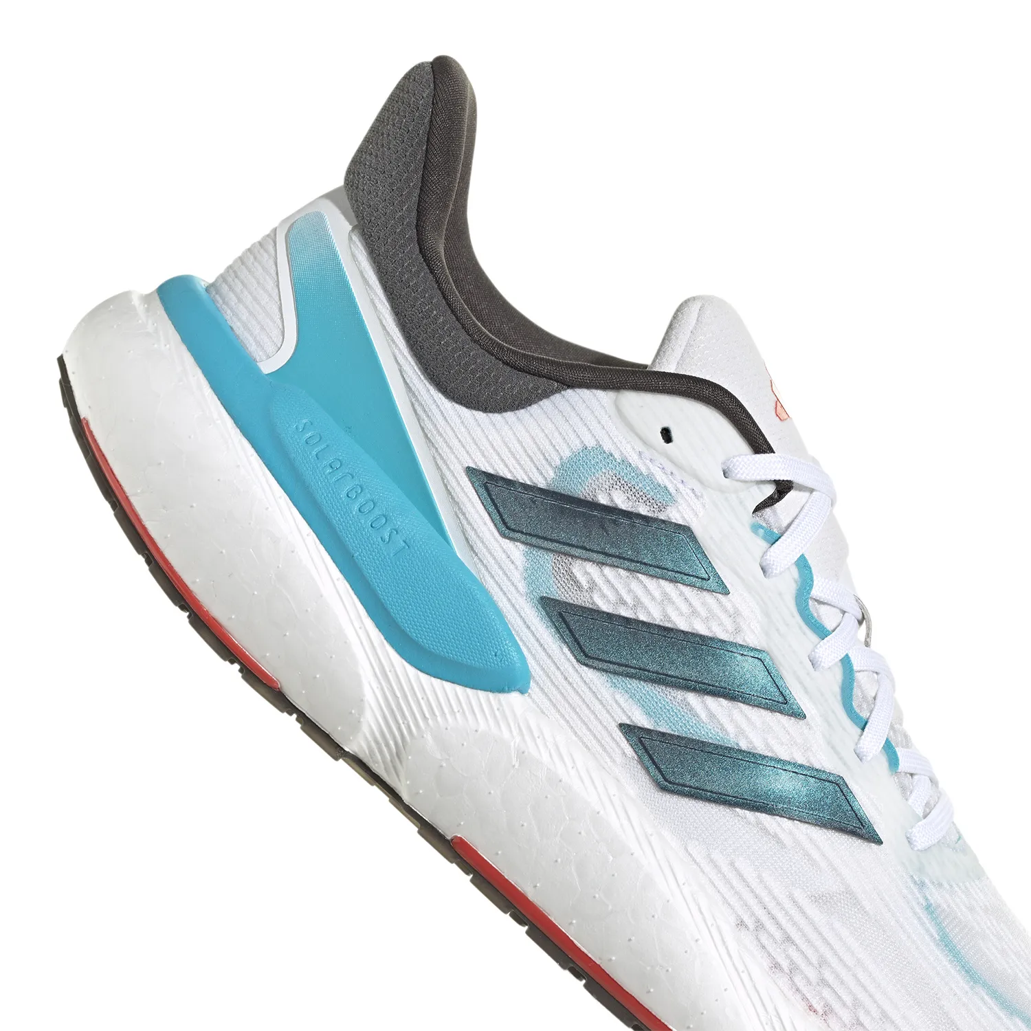 adidas Solar Boost 5  Cloud White/Core Black/Lucid Cyan