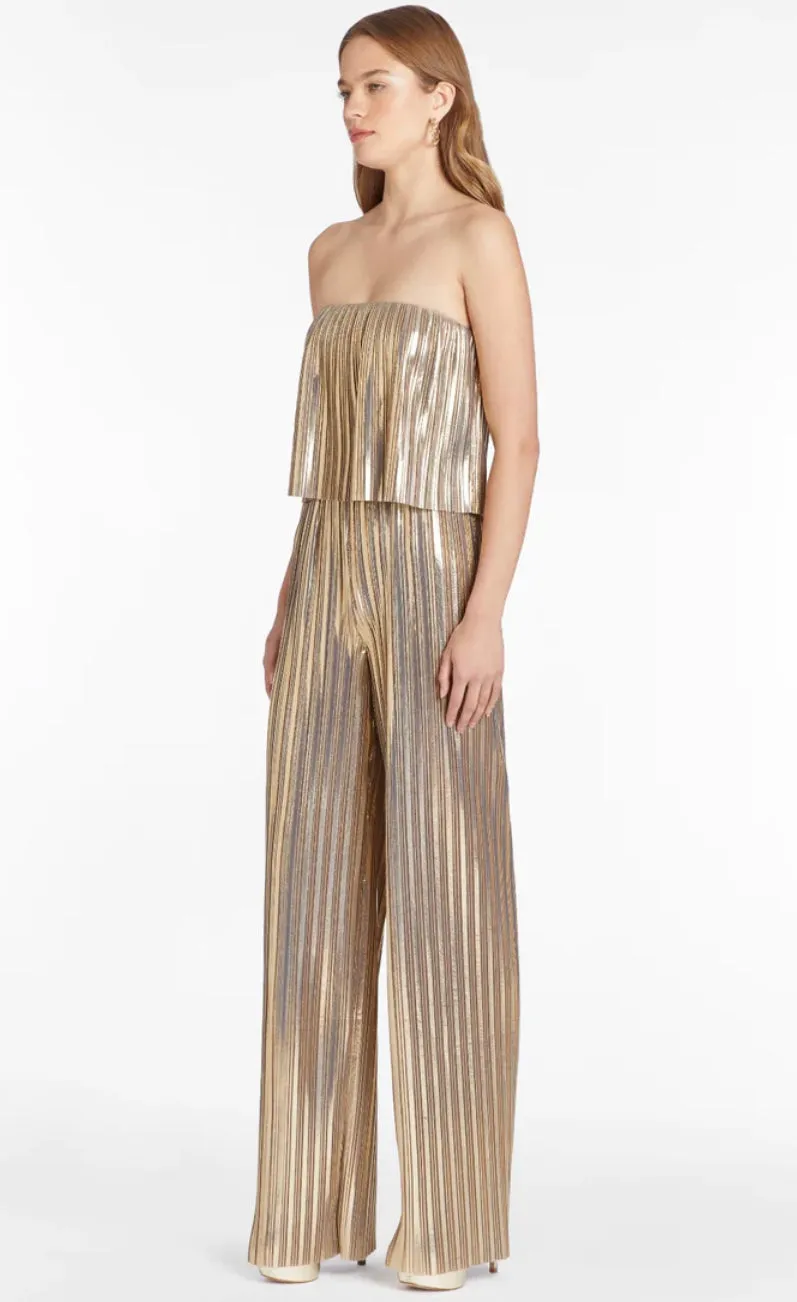 Amanda Uprichard - Collina Jumpsuit - Gold