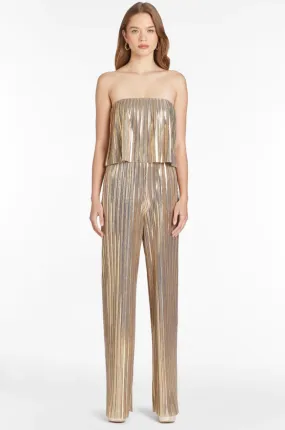 Amanda Uprichard - Collina Jumpsuit - Gold