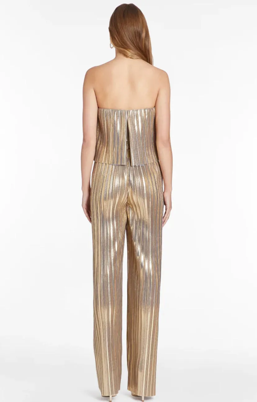 Amanda Uprichard - Collina Jumpsuit - Gold