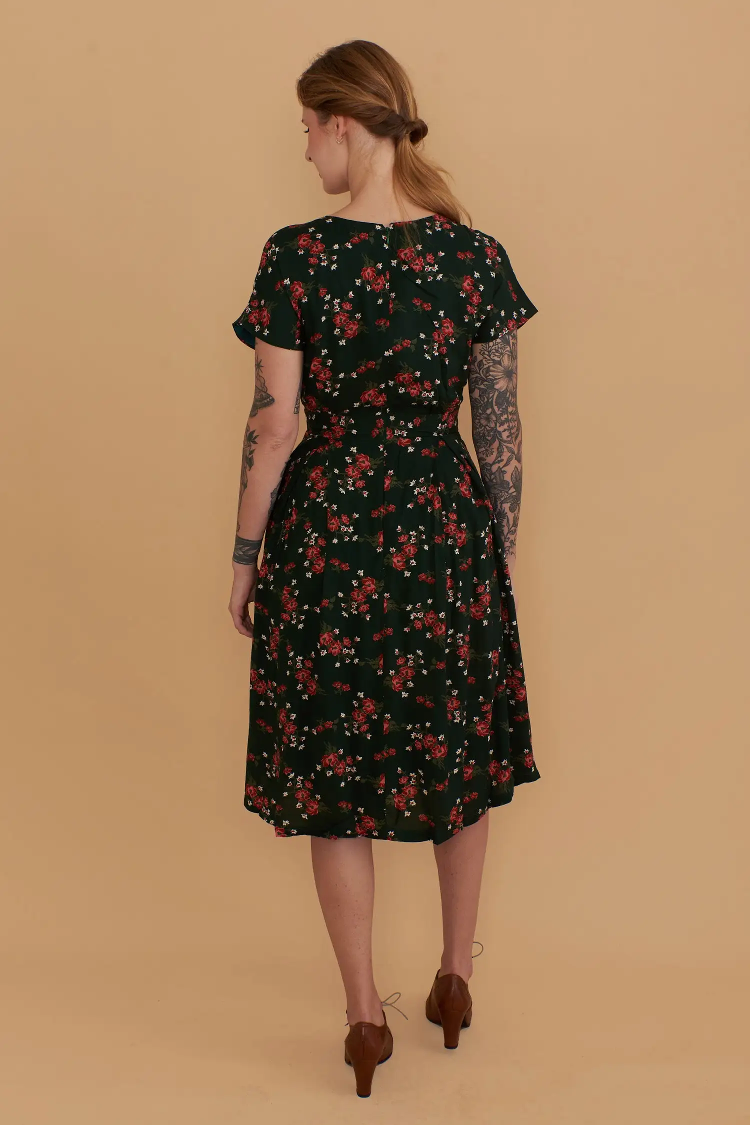 Annie Green & Pink Floral Dress