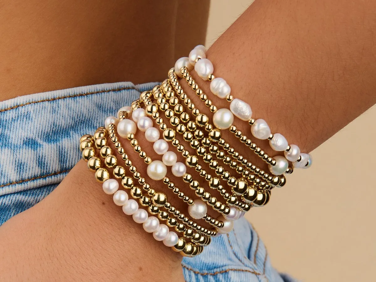 Avery Pearl Bead Bracelet