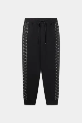 BALR. Monogram Tape Regular Fit Track Pants Jet Black