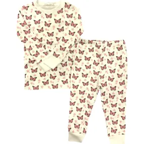 Benben Butterflies 2 Piece Pajamas