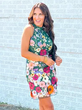 Blooming Bombshell 3D Floral Dress