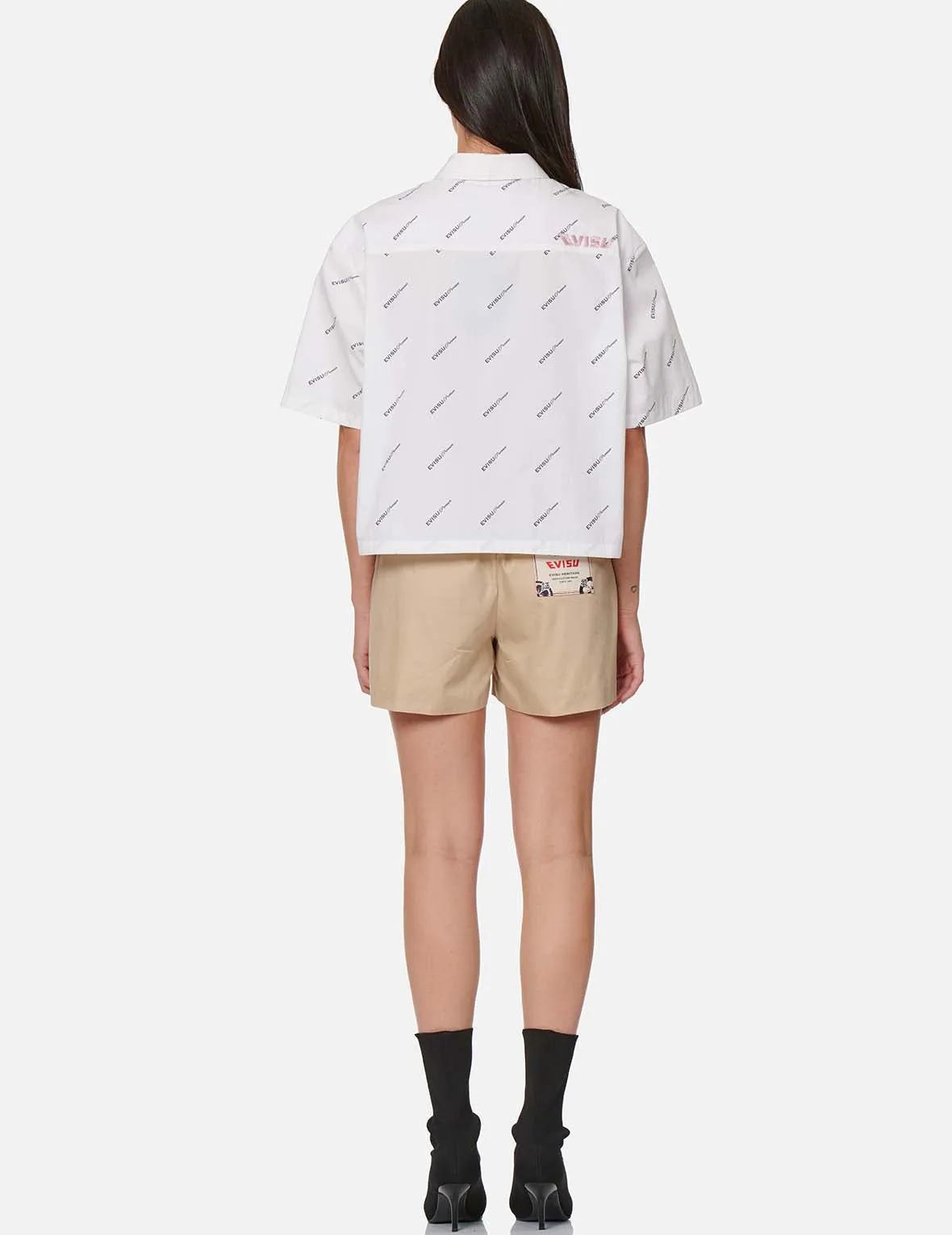 Bold Canvas Label Shorts