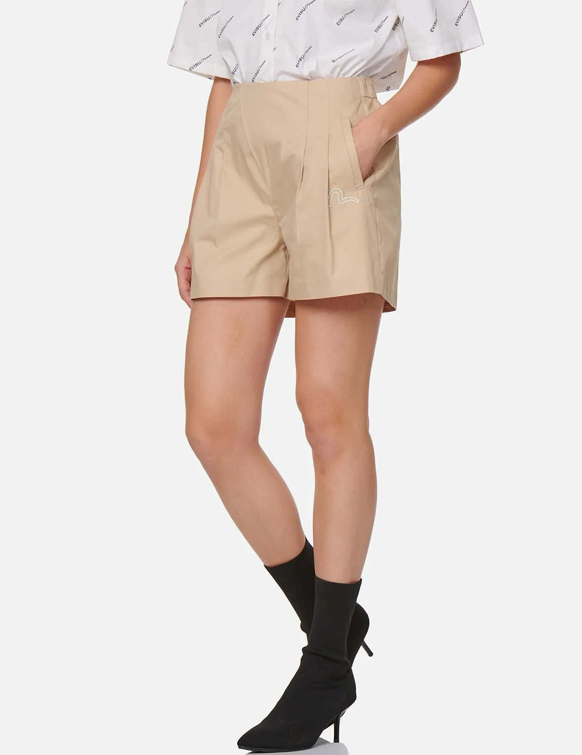 Bold Canvas Label Shorts