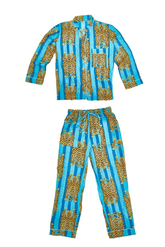 BOLD COTTON PRINTED PAJAMAS