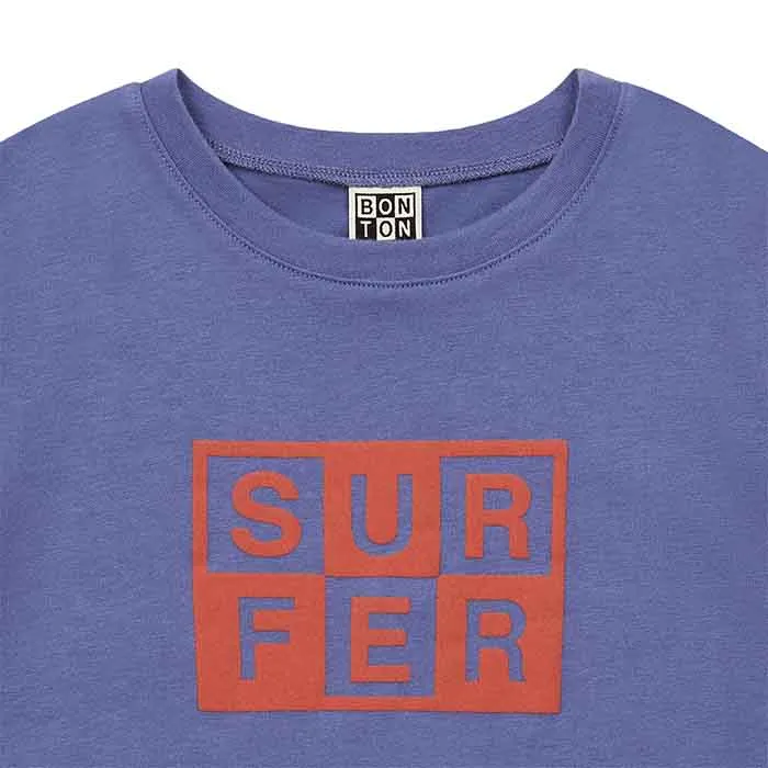 Bonton Child Surfer T-Shirt Blue