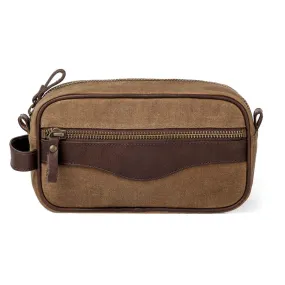 Campaign Waxed Canvas Toiletry Shave Kit