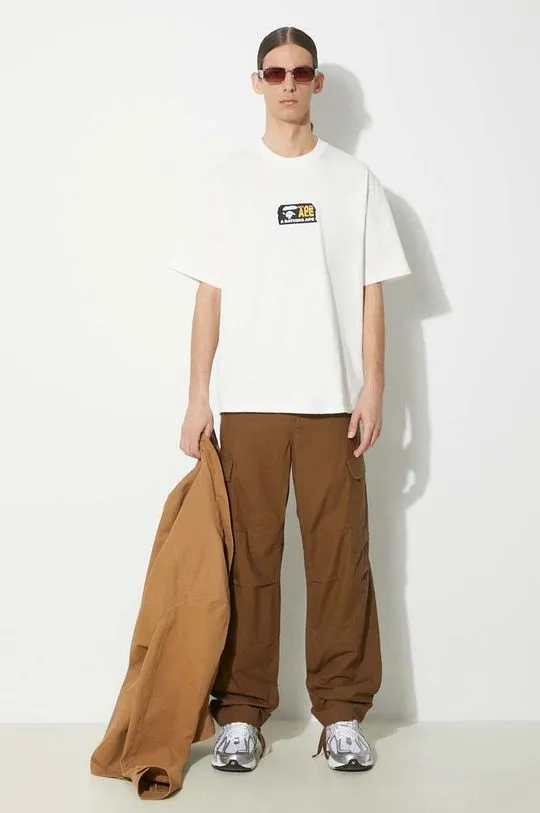 Carhartt WIP cotton trousers Regular Cargo Pant brown color I032467.1ZD02