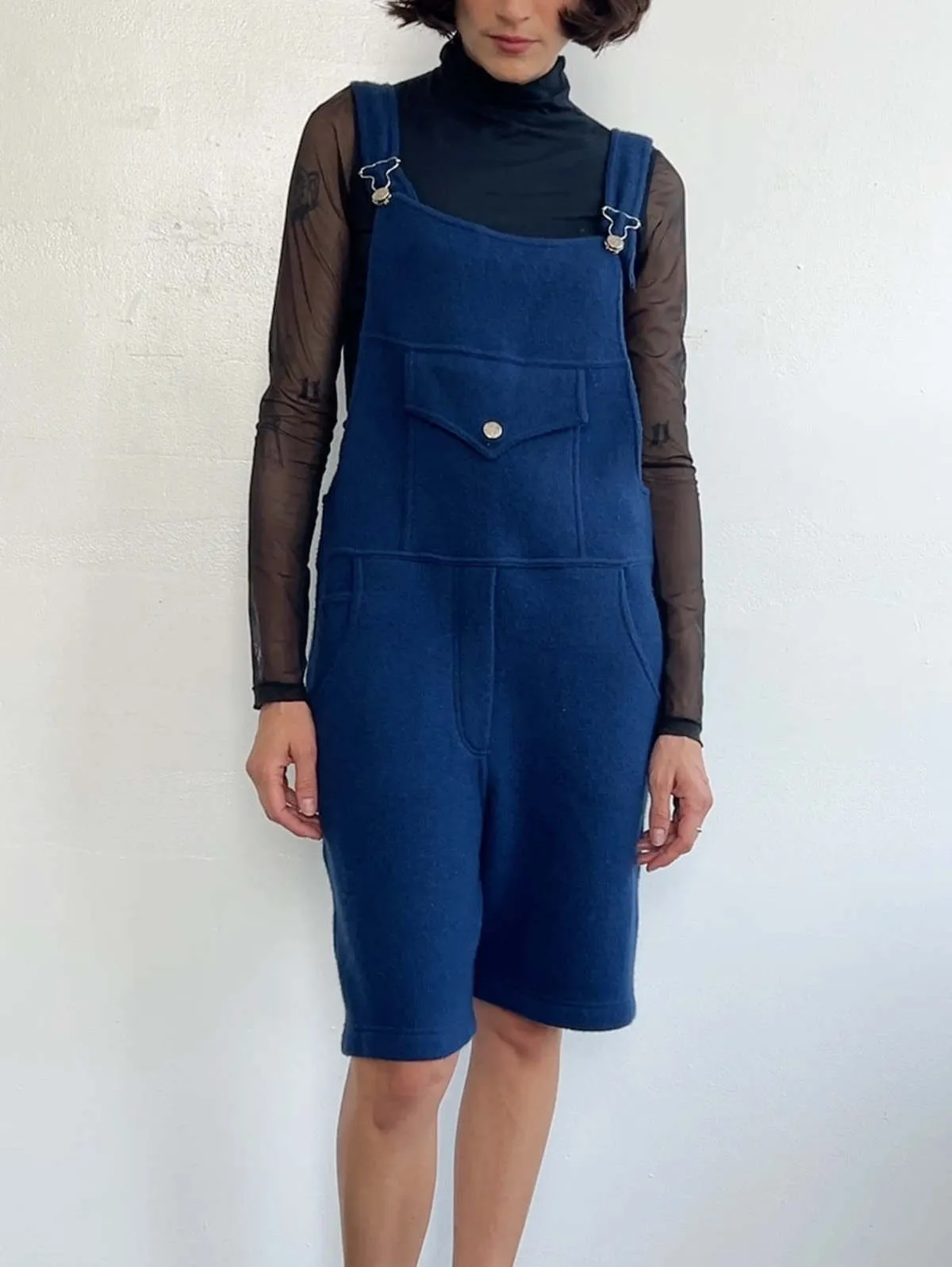 Cashmere Overalls - Blue