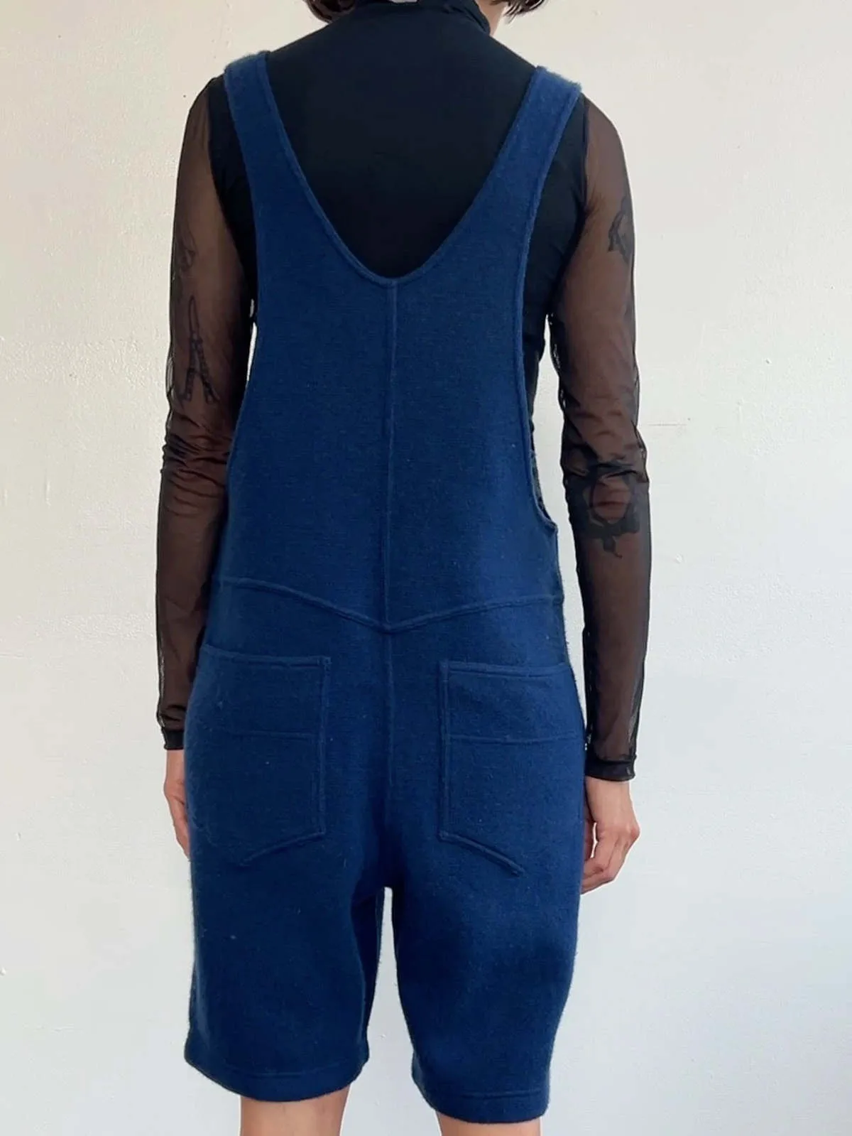 Cashmere Overalls - Blue