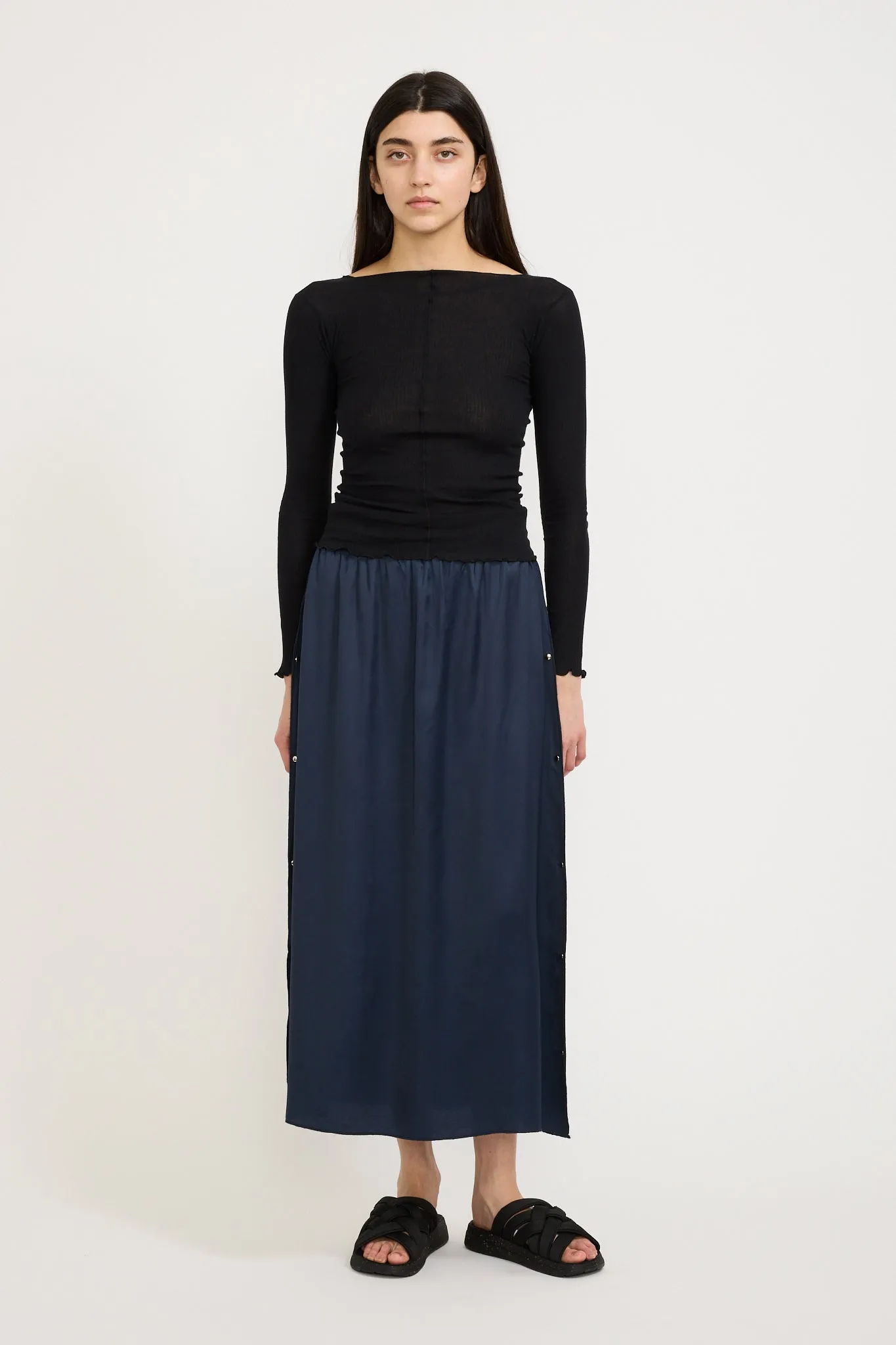 Clavo Skirt Blue Black