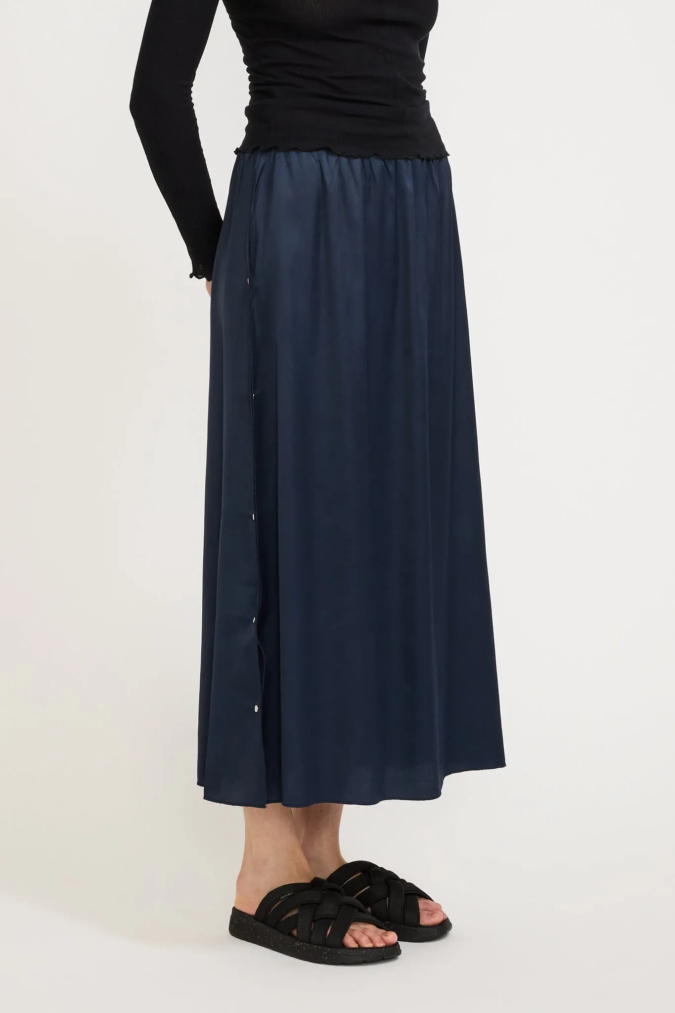 Clavo Skirt Blue Black