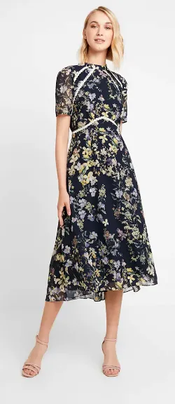 Cocktail Floral Dress