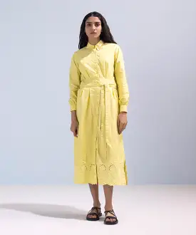 Cotton Dress With Embroidery