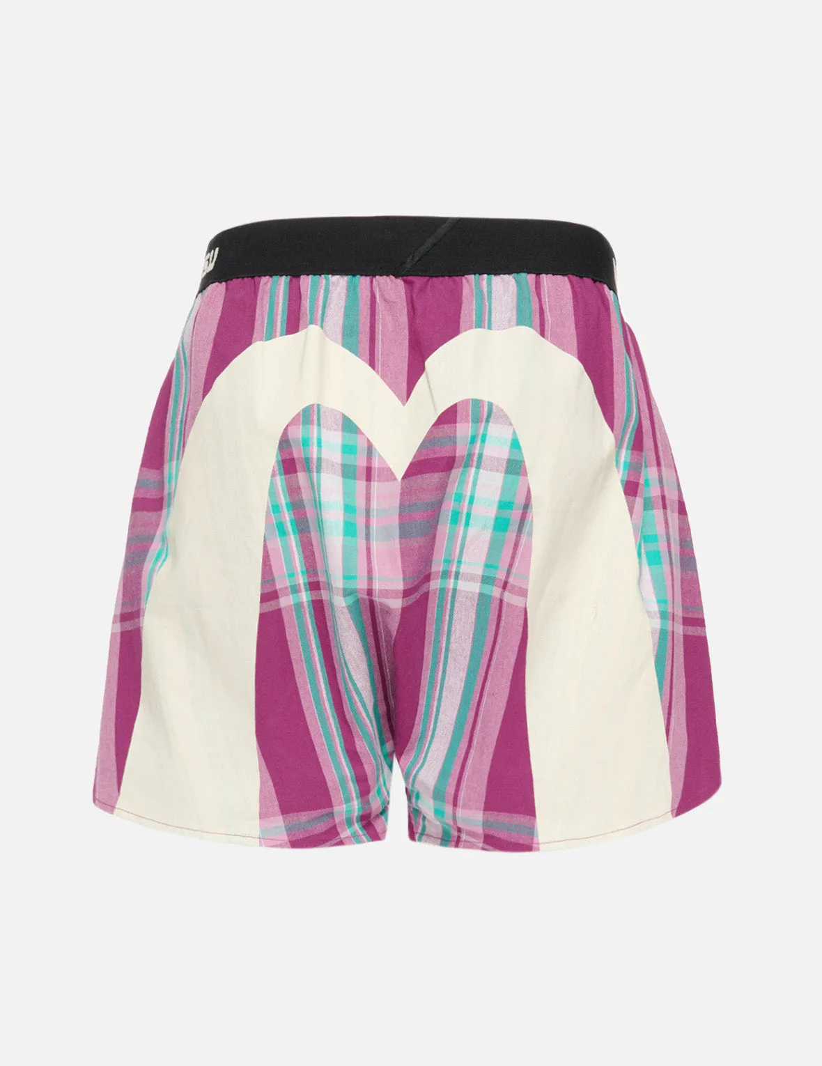 Daicock Print Checked Boxer Shorts