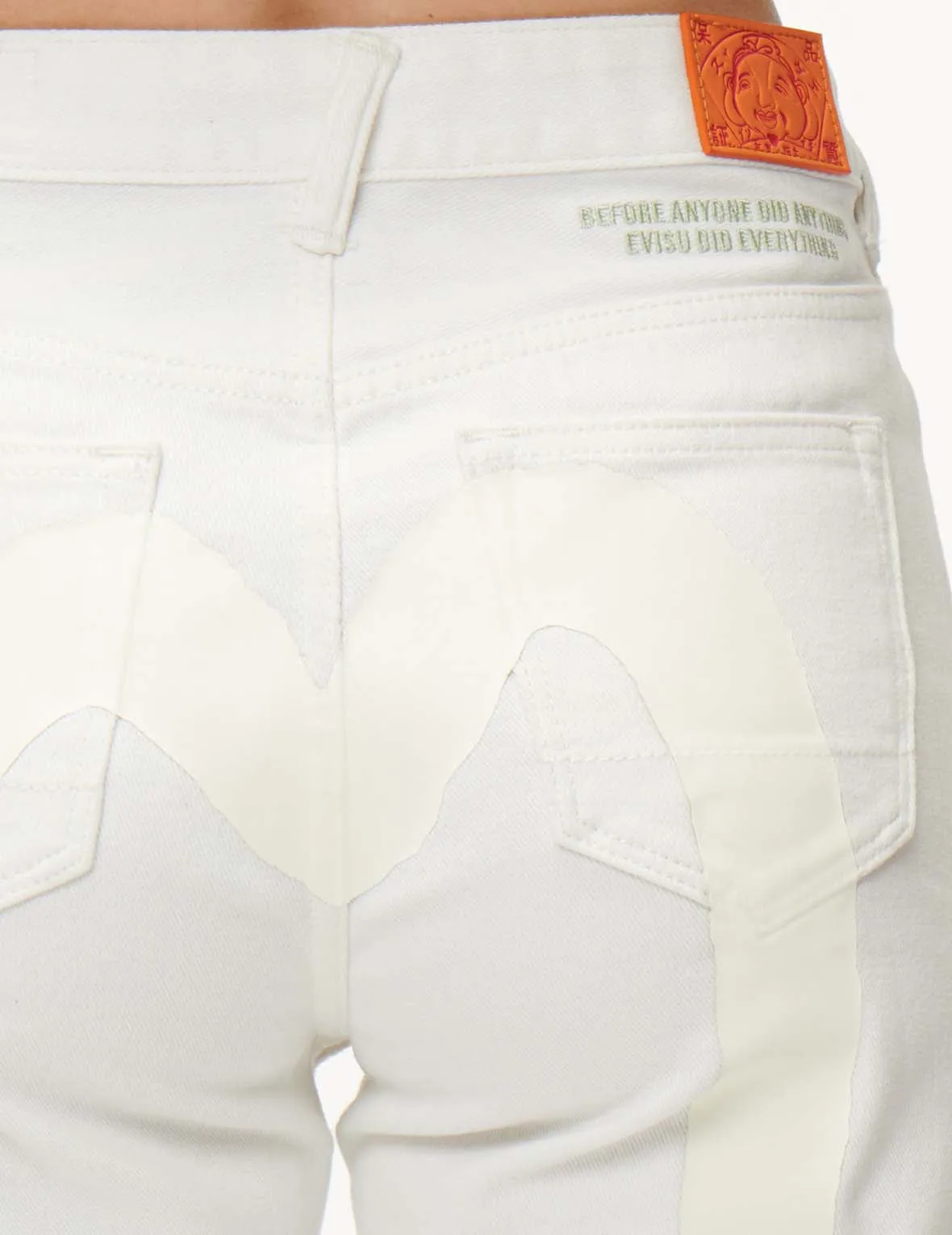 Daicock White Denim Shorts