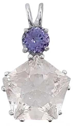 Danburite Star of Venus? with Round Cut Tanzanite