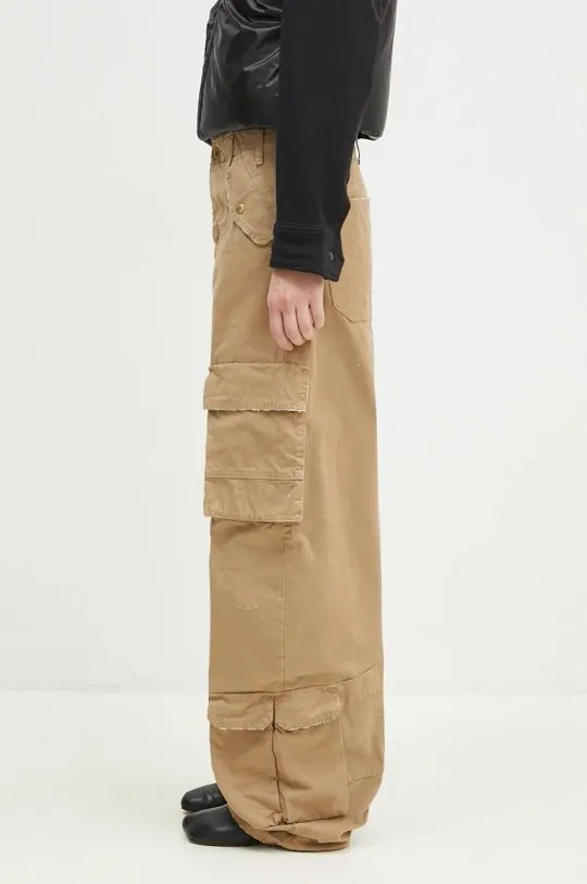 DARKPARK cotton trousers Rosalind beige color WTR04.FAP05.008501