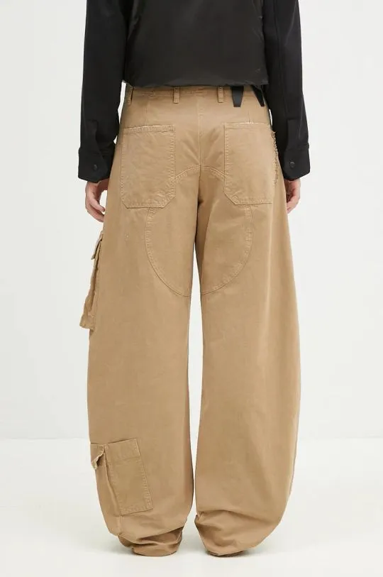 DARKPARK cotton trousers Rosalind beige color WTR04.FAP05.008501