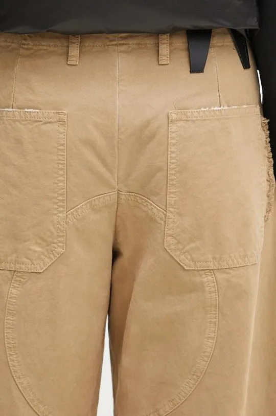 DARKPARK cotton trousers Rosalind beige color WTR04.FAP05.008501