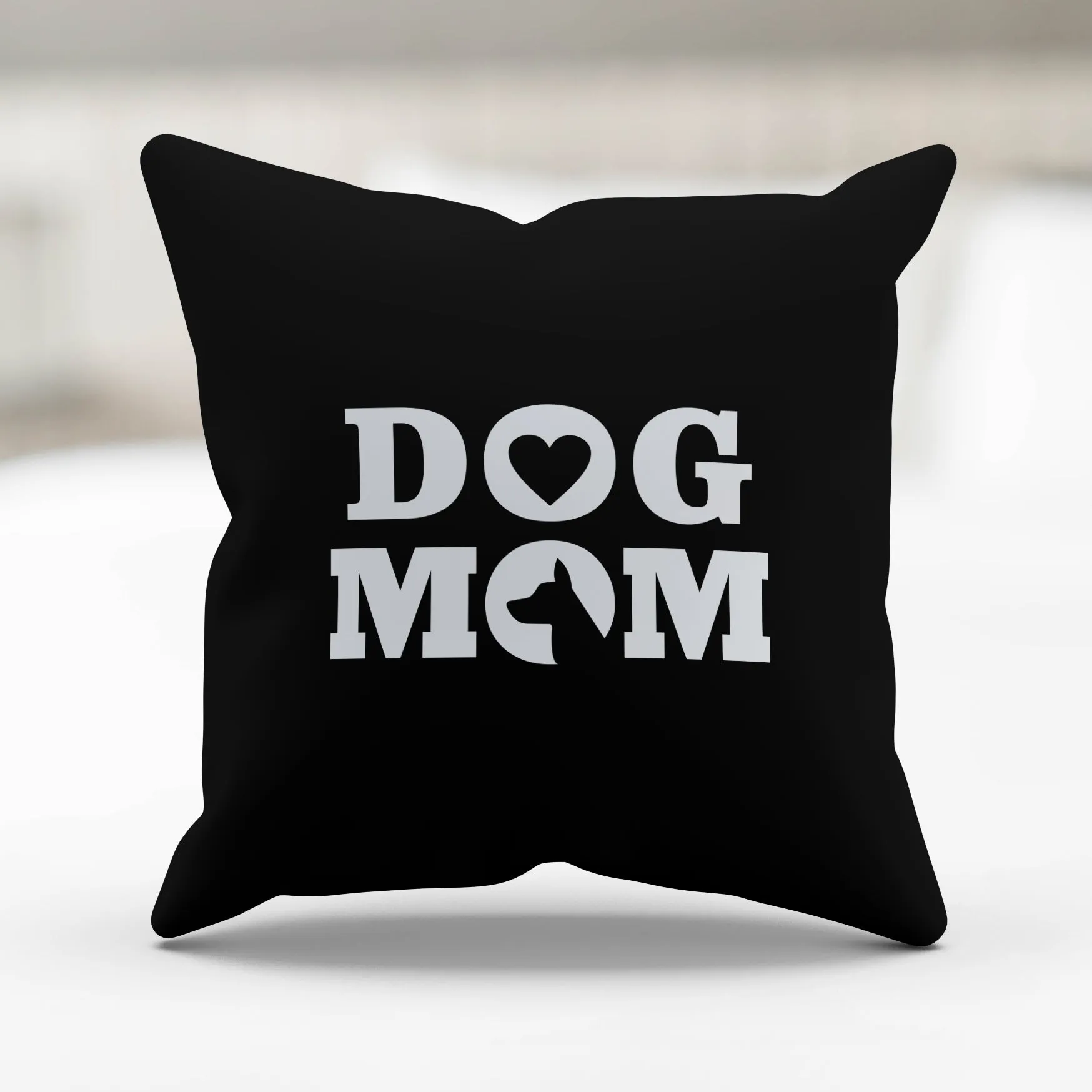 Dog Mom Pillow Cover