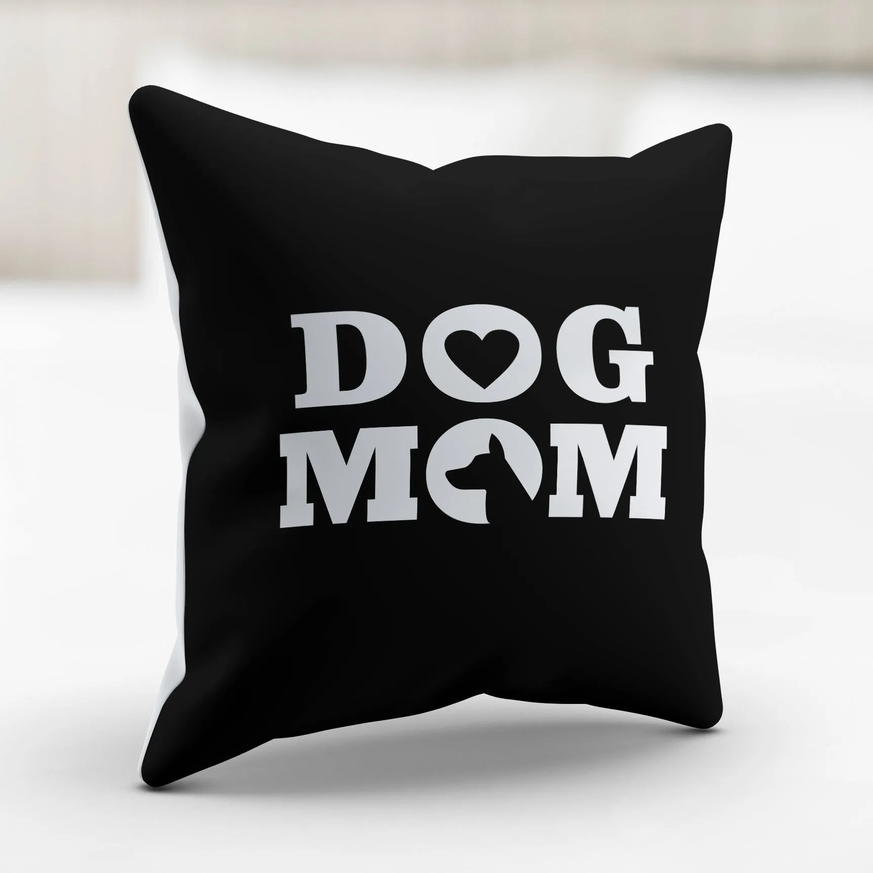 Dog Mom Pillow Cover