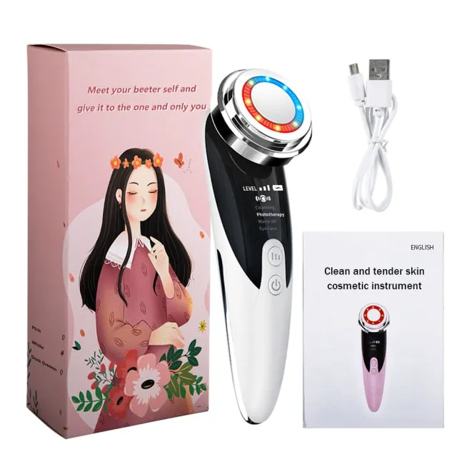 Face Massager Skin Rejuvenation Radio Mesotherapy Lifting Beauty