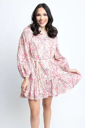 Floral Paris Button Down Dress