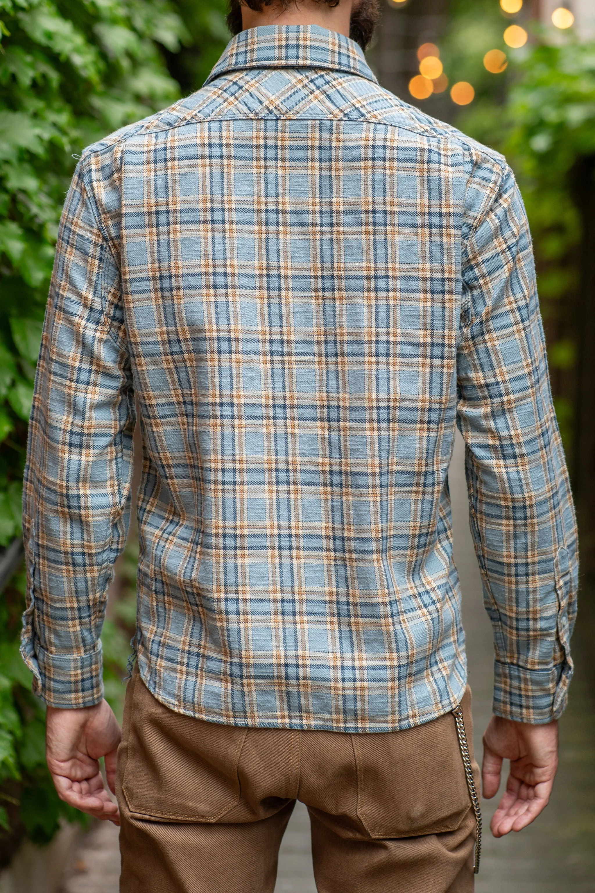 Freenote Cloth Currant - Blue Dun Plaid