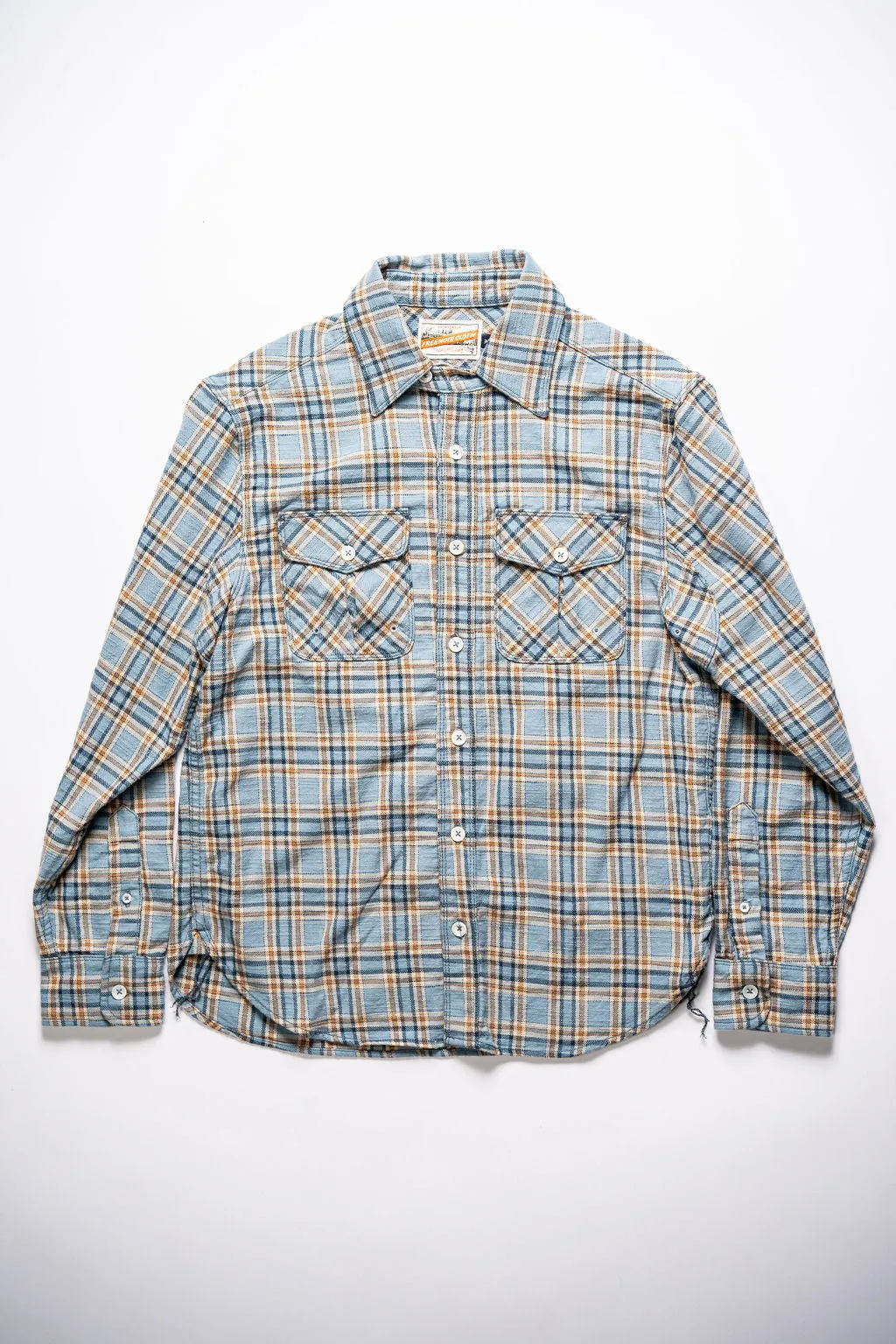 Freenote Cloth Currant - Blue Dun Plaid