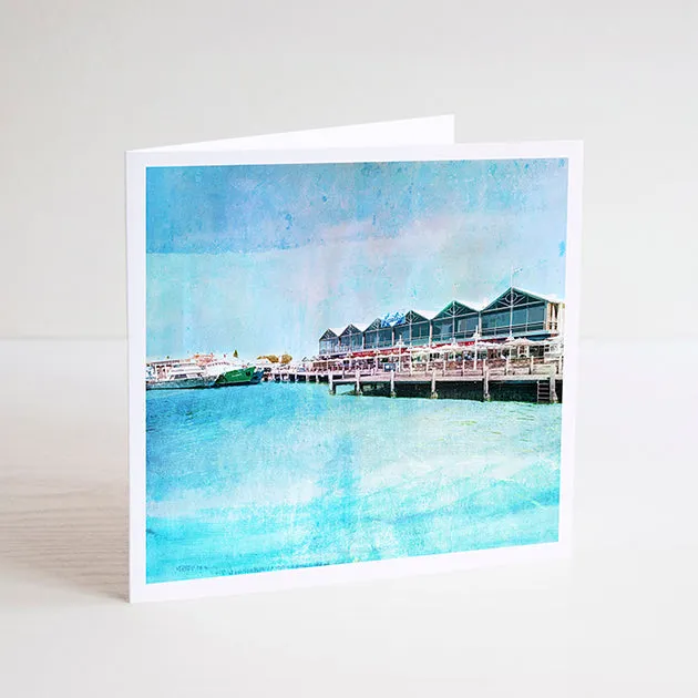 Fremantle Fishing Boat Harbour Notecard