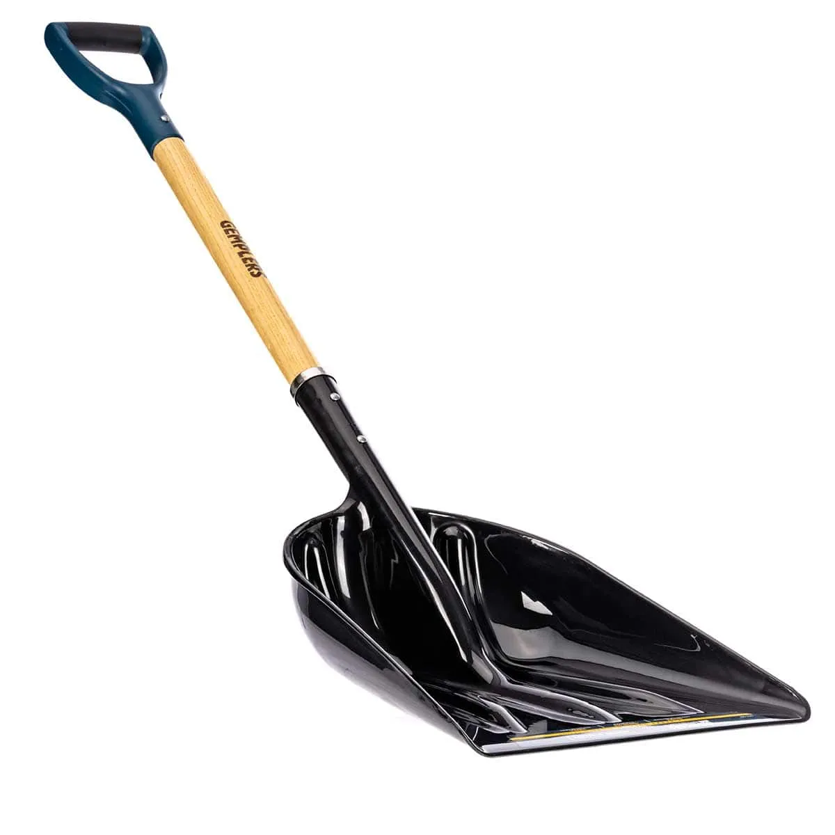 Gemplers Poly Scoop Shovel with Wood Handle | 6 pack