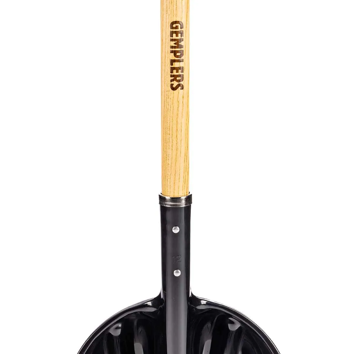 Gemplers Poly Scoop Shovel with Wood Handle | 6 pack