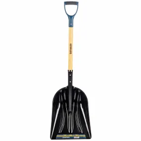 Gemplers Poly Scoop Shovel with Wood Handle