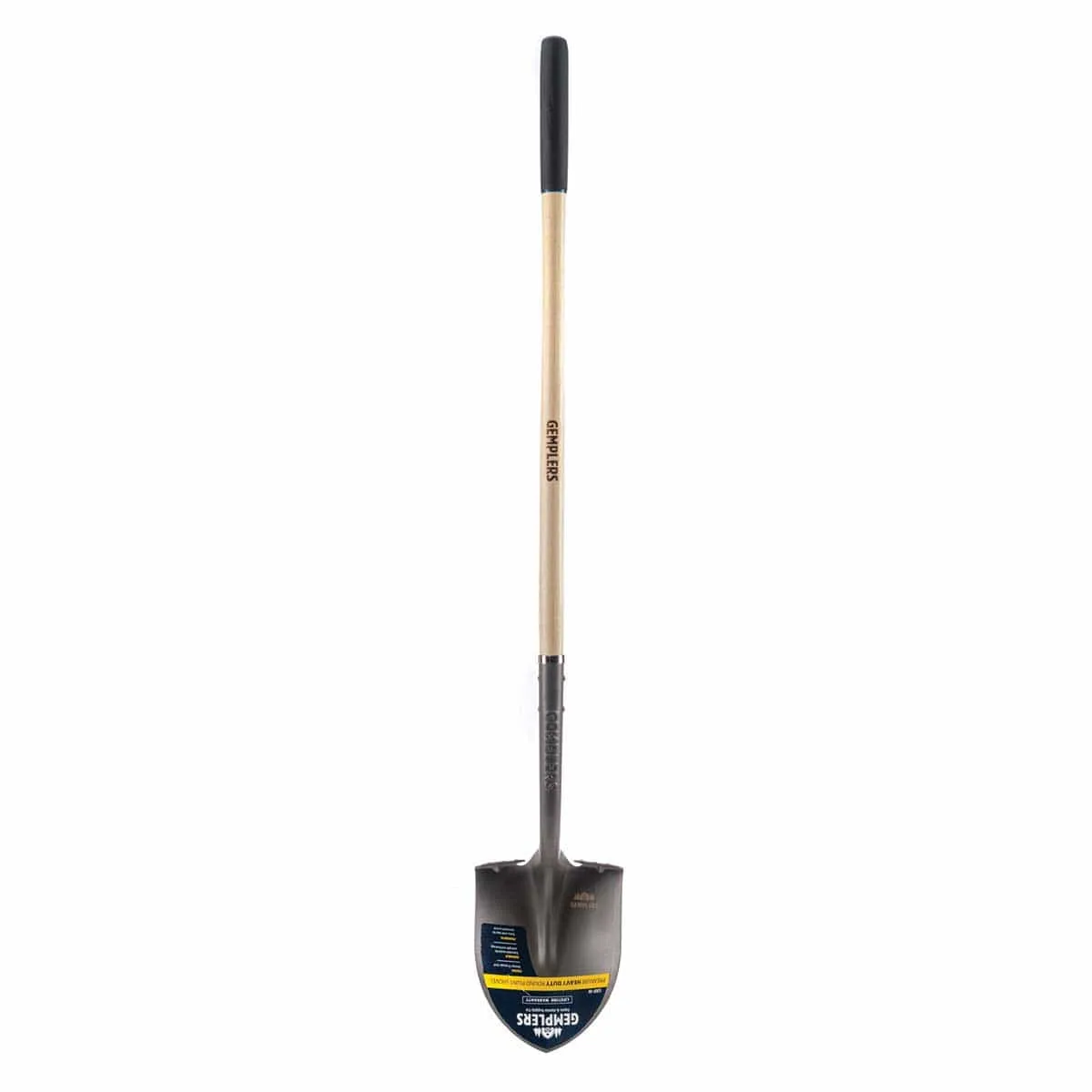 Gemplers Wood Handle Shovel with Round Point | 6 pack