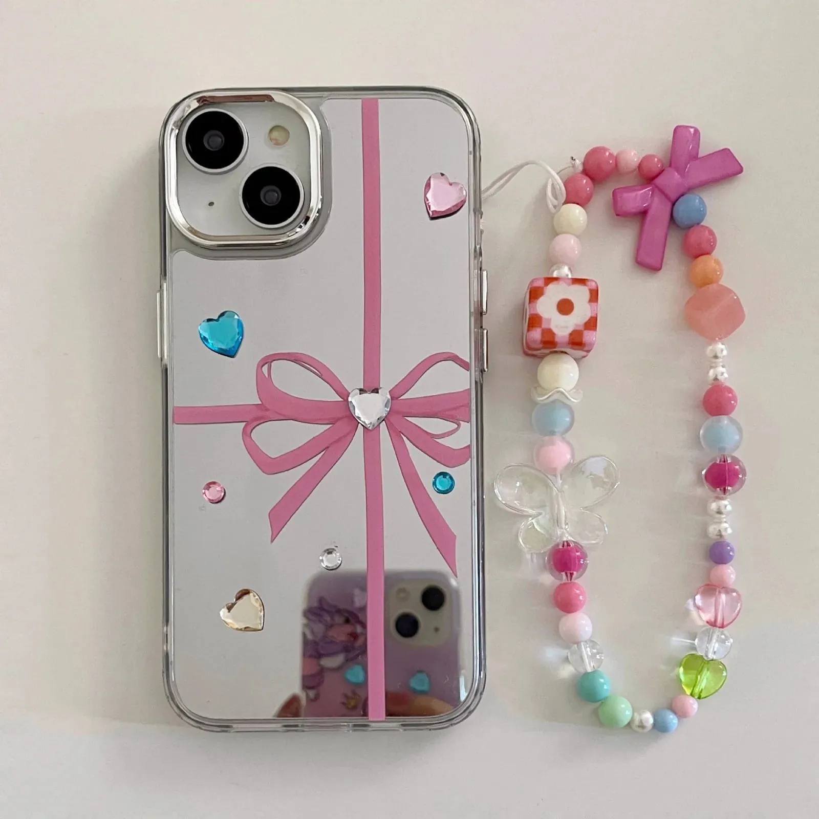 Gift Bow Mirror Phone Case