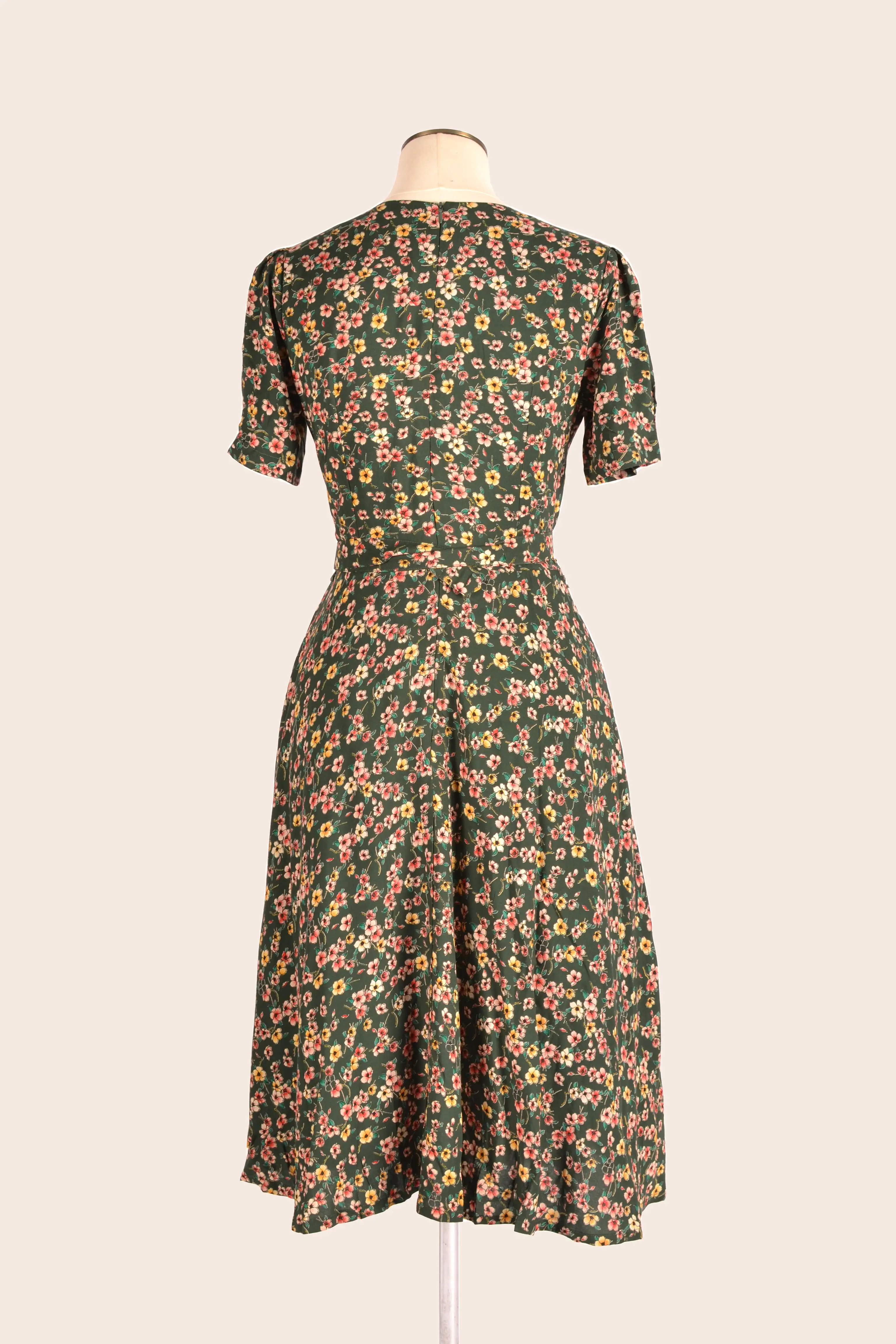 Ginger Green Floral Dress