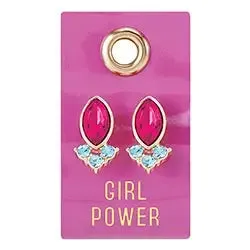 Girl Power Gemstone Earrings