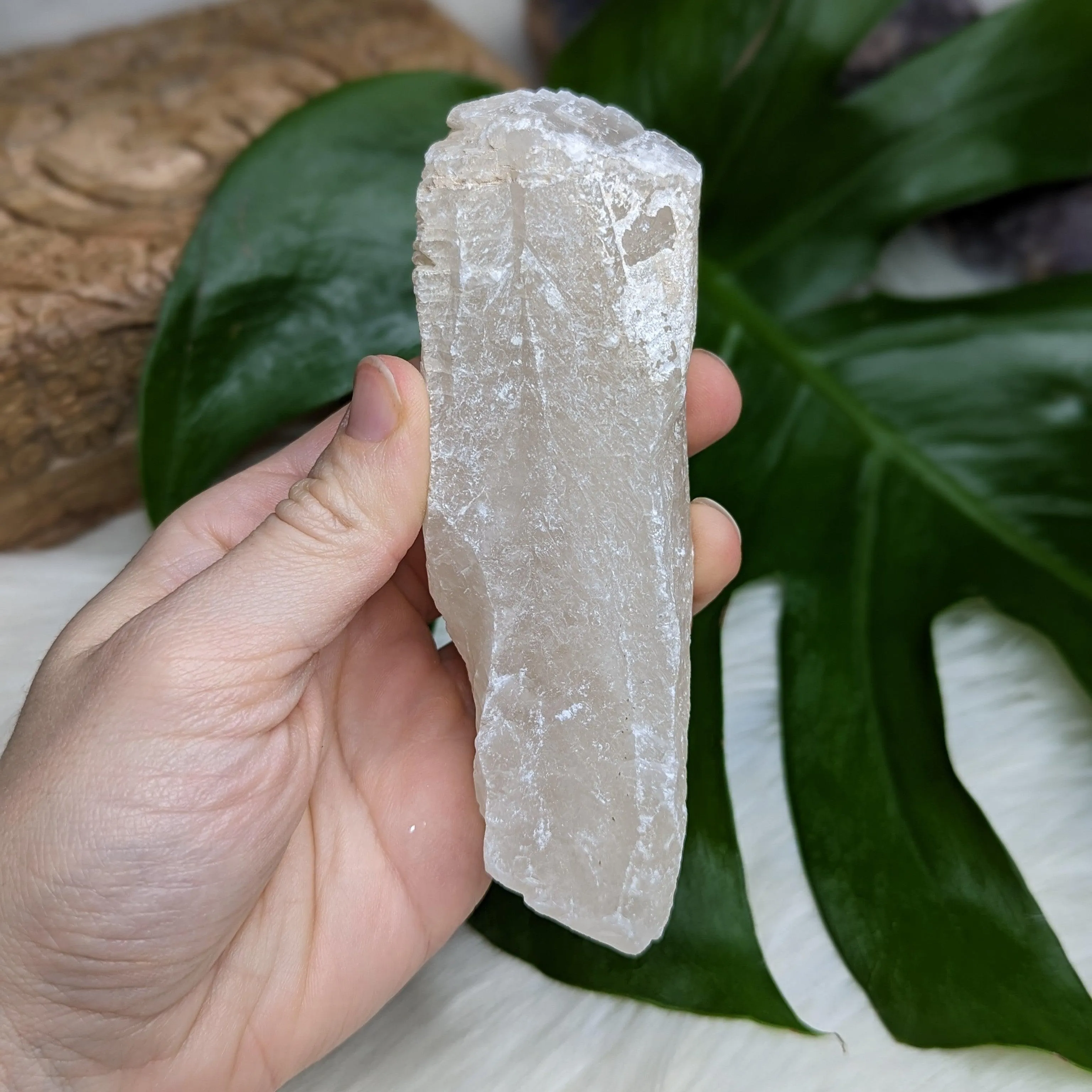 Ice White Calcite Specimen from Mexico