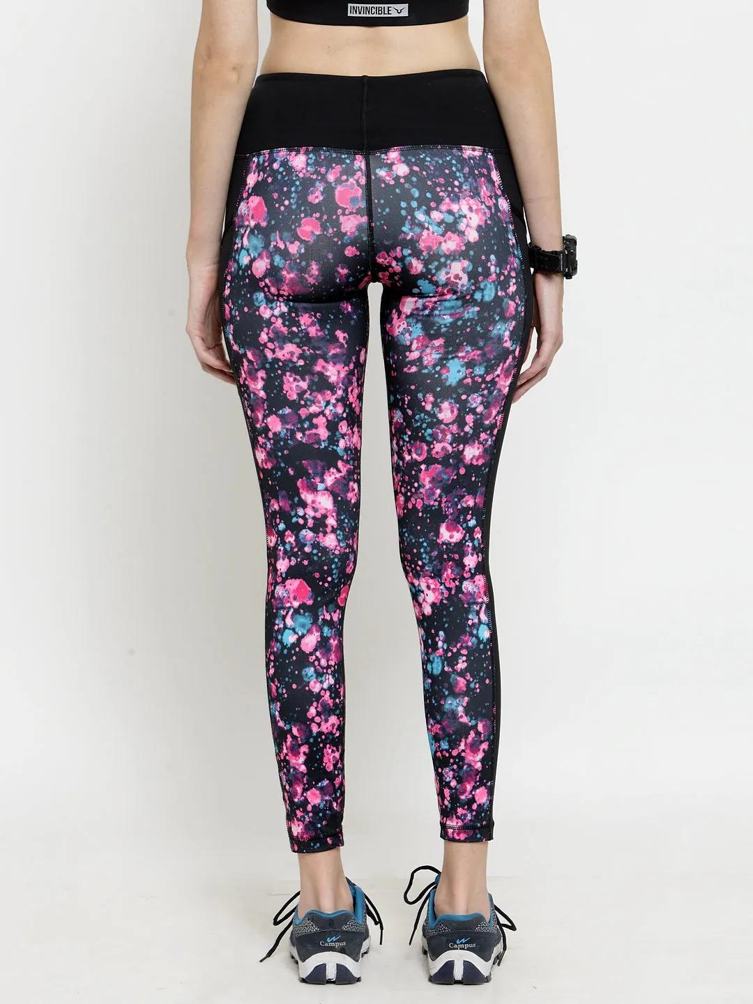 Invincible Women’s Bubbles Print Sports Luxe Leggings