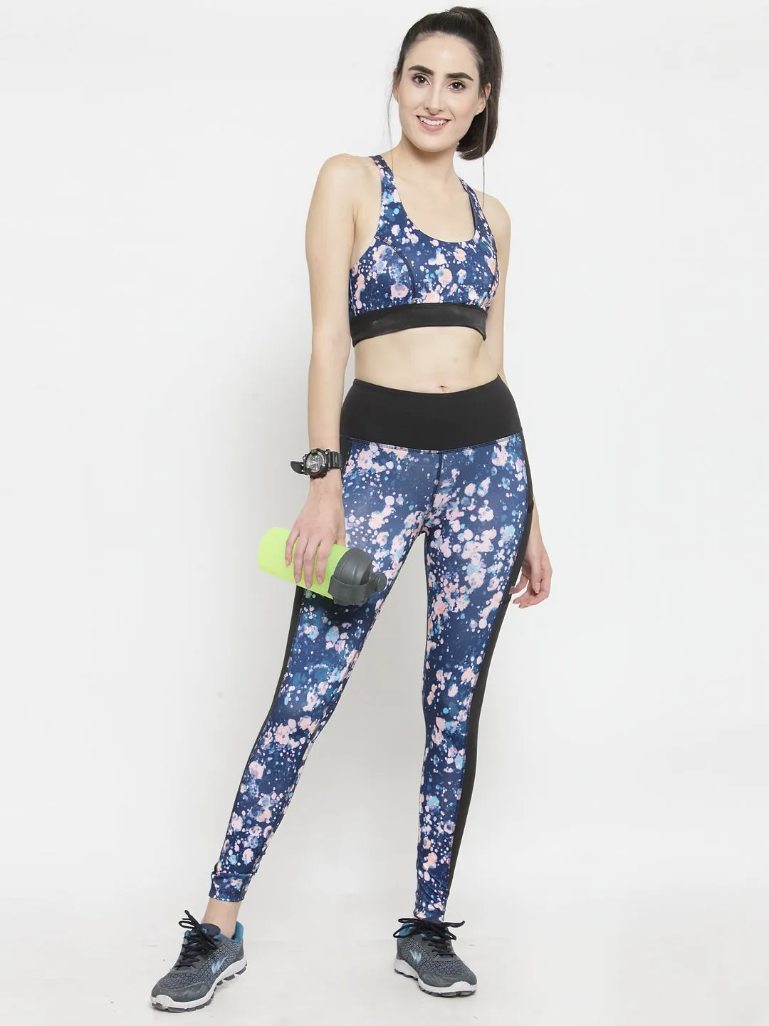 Invincible Women’s Bubbles Print Sports Luxe Leggings