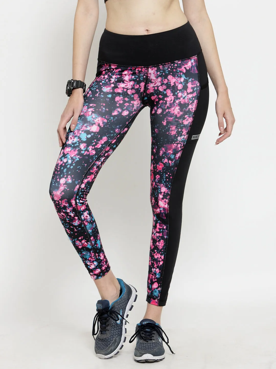 Invincible Women’s Bubbles Print Sports Luxe Leggings