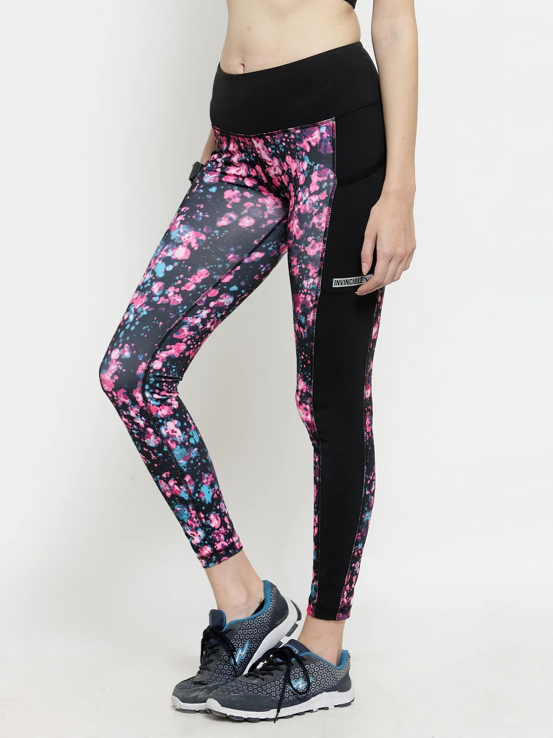 Invincible Women’s Bubbles Print Sports Luxe Leggings