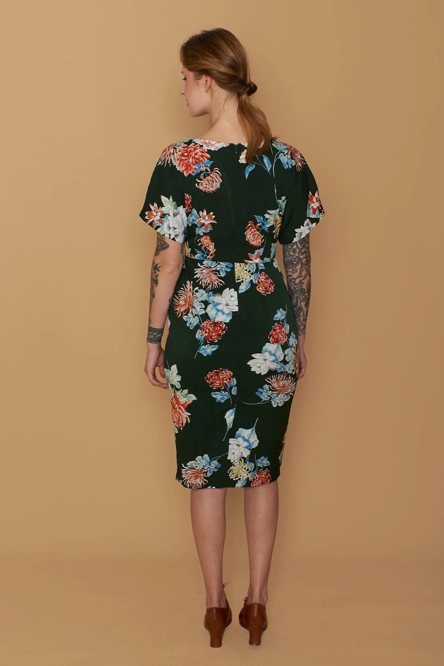 Jill Green Floral Dress